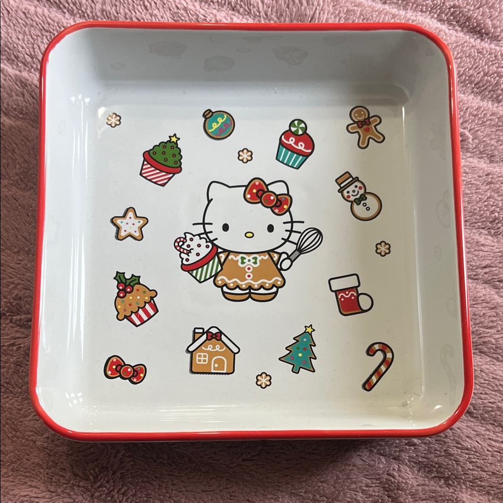 Hello Kitty Red and White Holiday Bakeware Dish